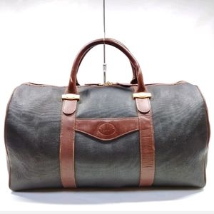 Dunhill Boston Bag Brown PVC